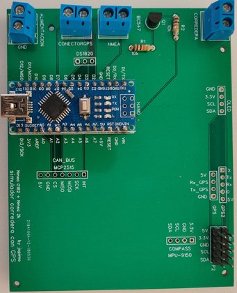 Primera placa sailoQ montada con Arduino Nano
